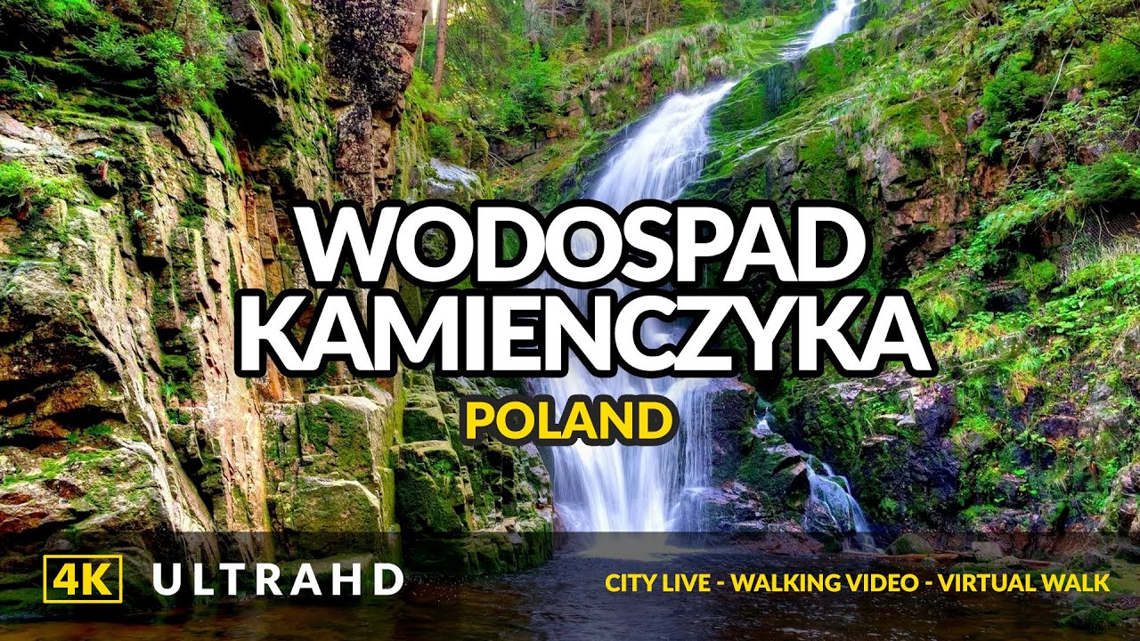 4K Wodospad Kamieńczyka, Szklarska Poręba, Sudety Virtual Hike with Nature