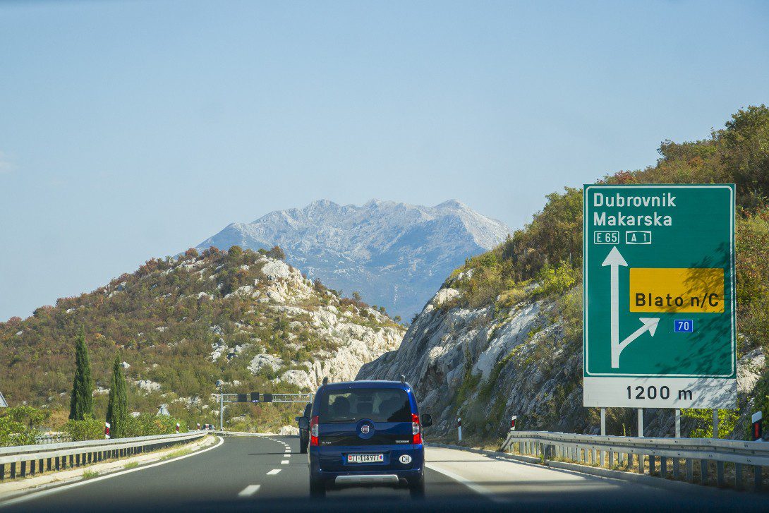Trasa do Dubrovnika autostopem