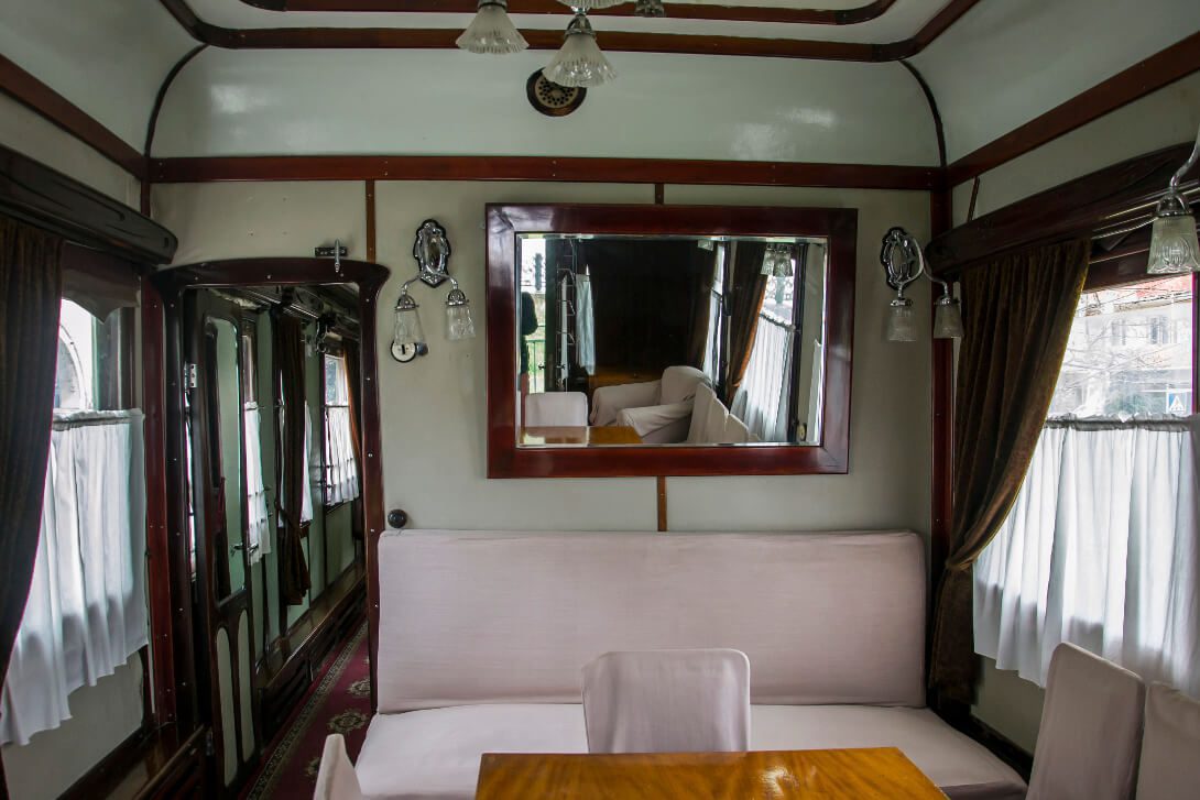Wnętrze wagonu Stalina