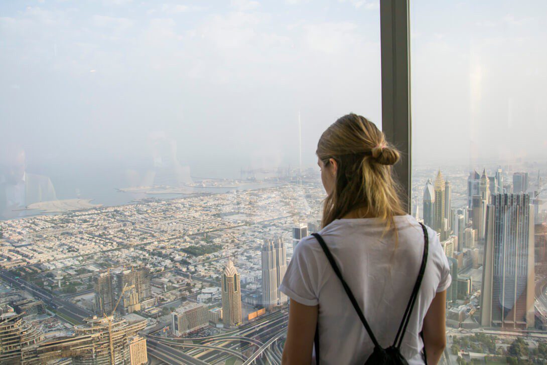 Widok z Burj Khalifa