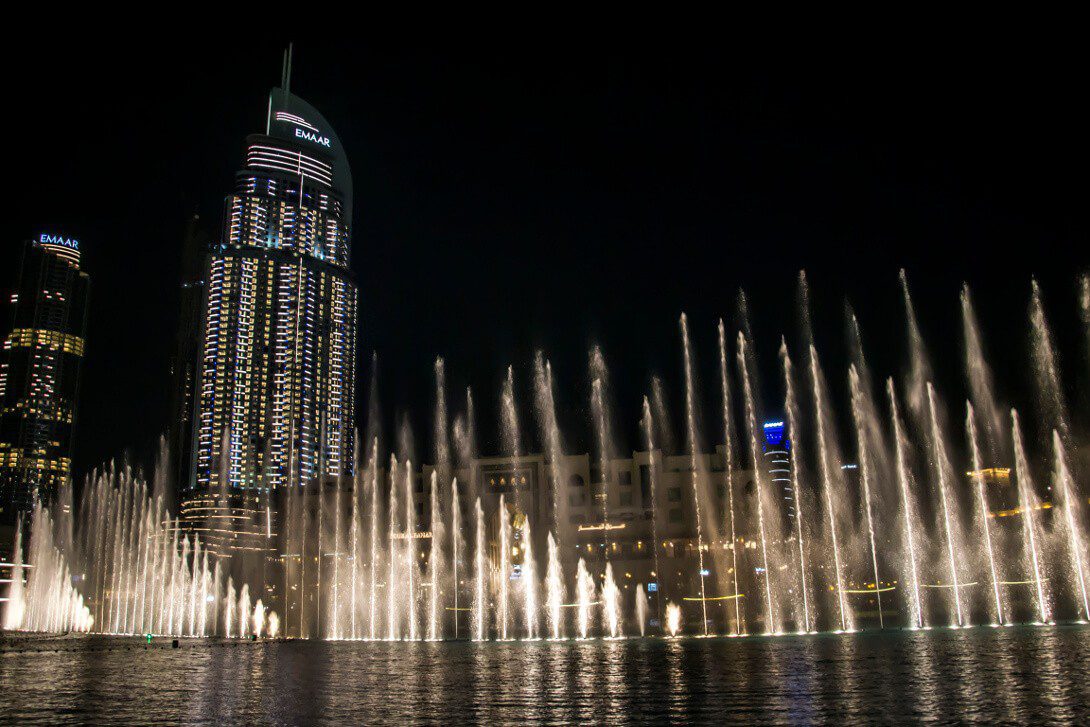 Pokaz Dubai Fountain