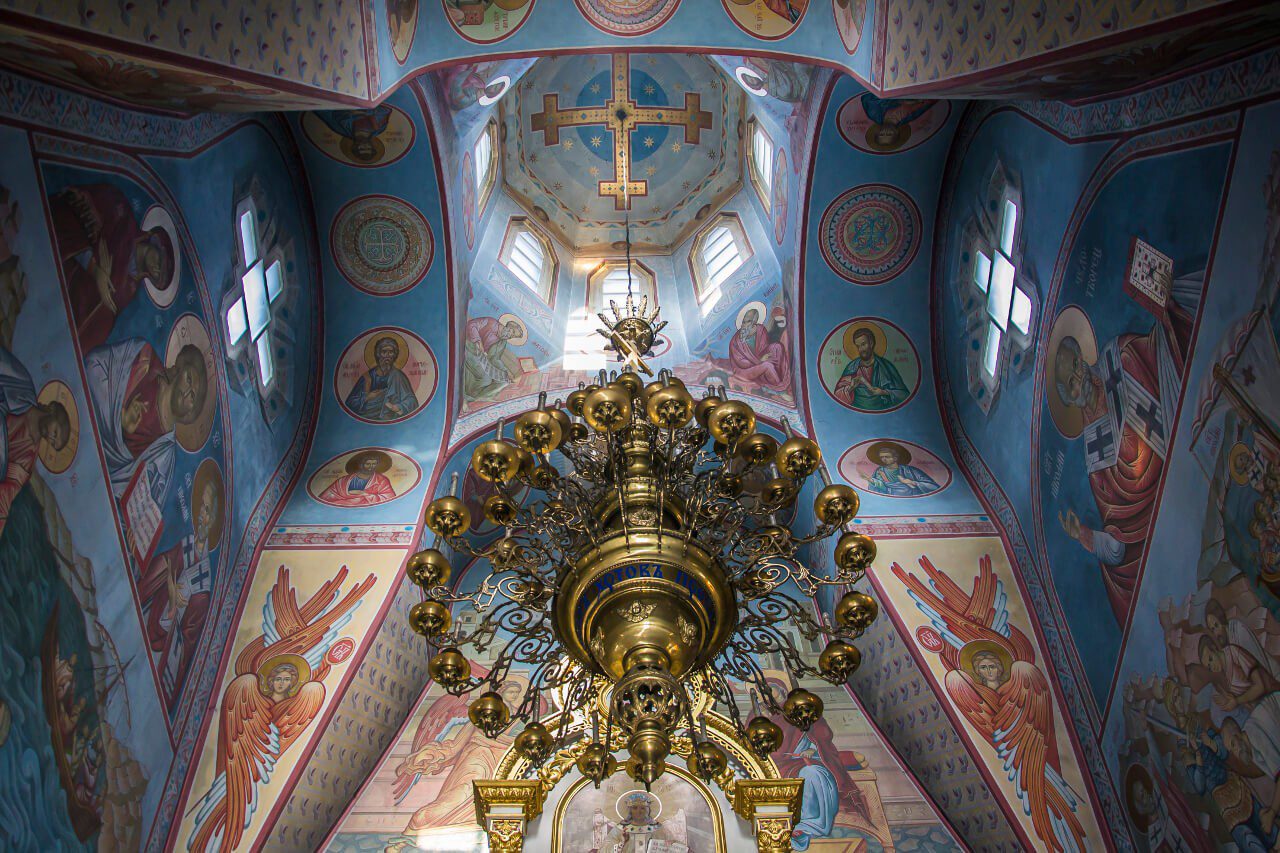 Wnętrze cerkwi św. Mikołaja na Wodzie