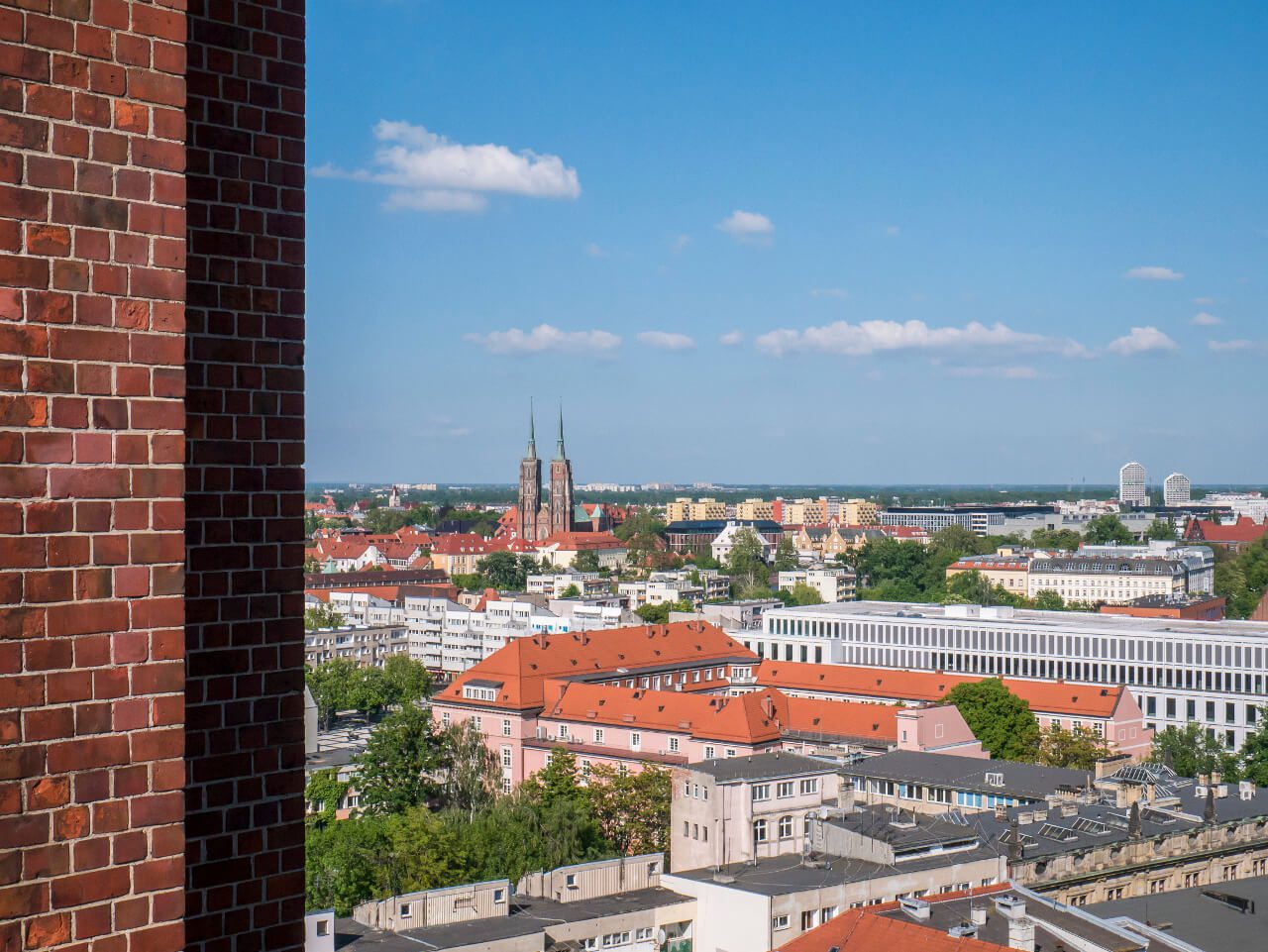 Katedra św. Jana Chrzciciela widziana z Mostku Pokutnic