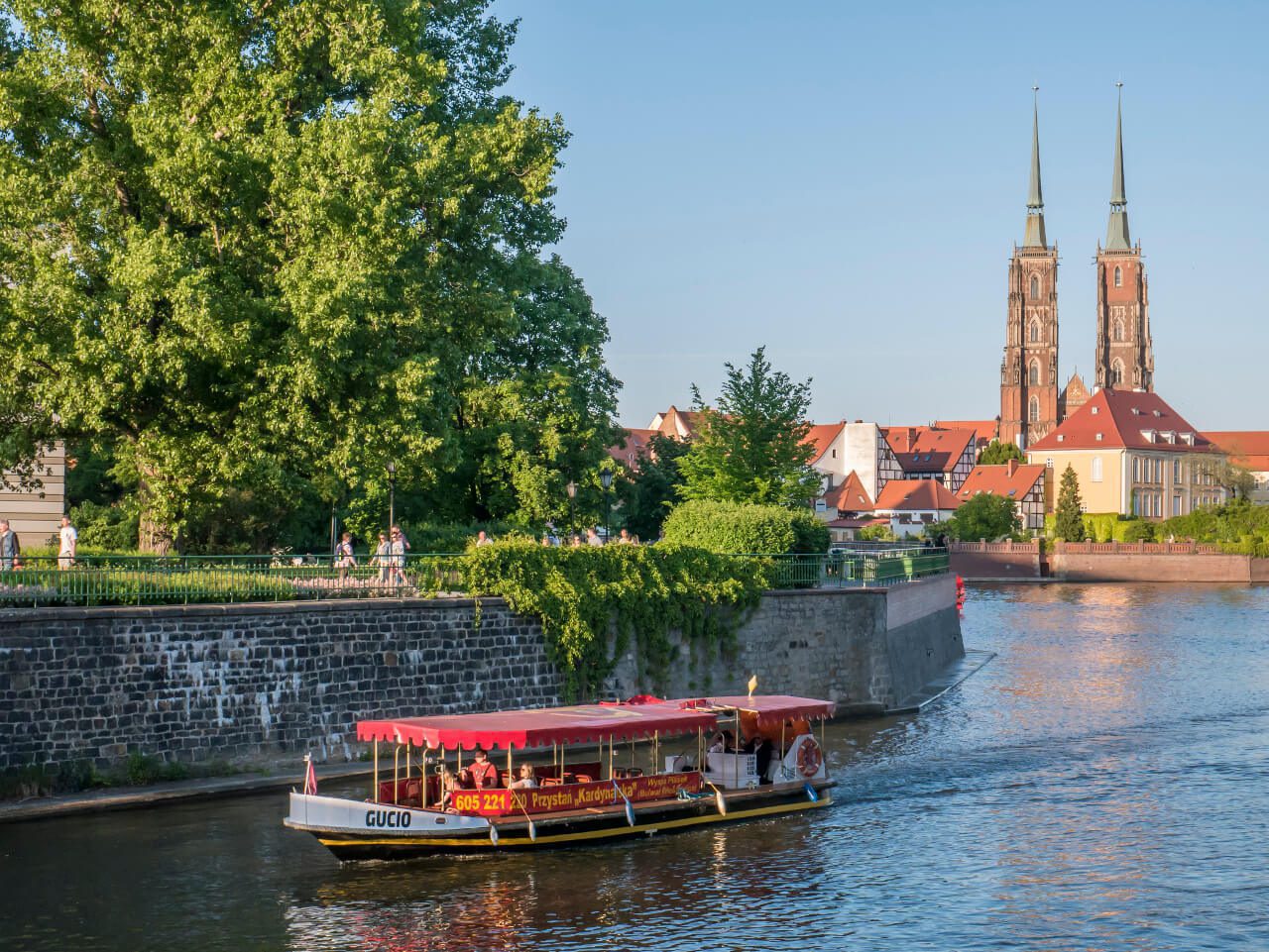 Wrocław katedra łódka
