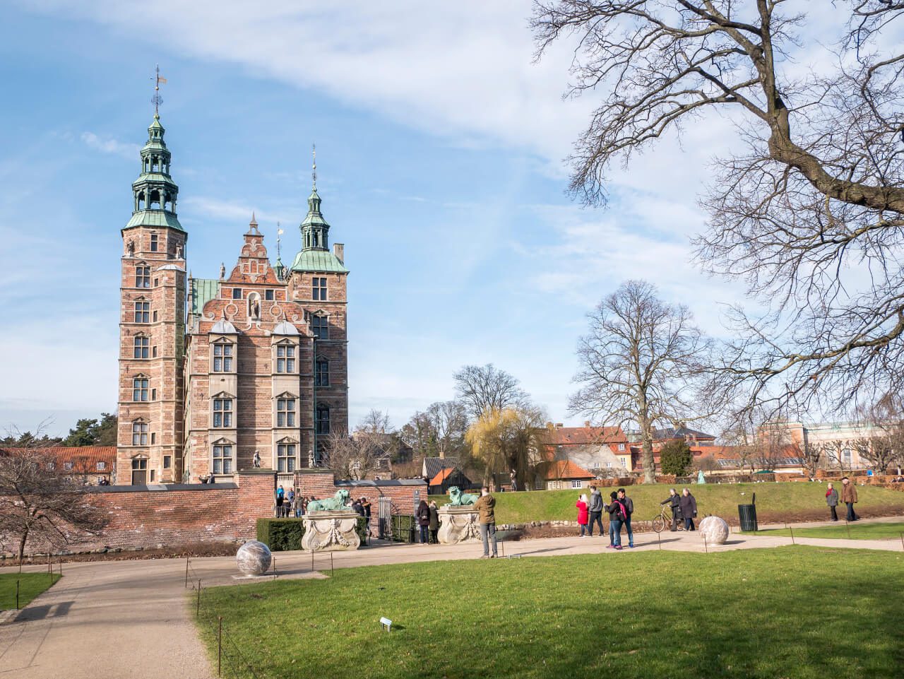 Pałac Rosenborg widziany z Ogrodu Króla