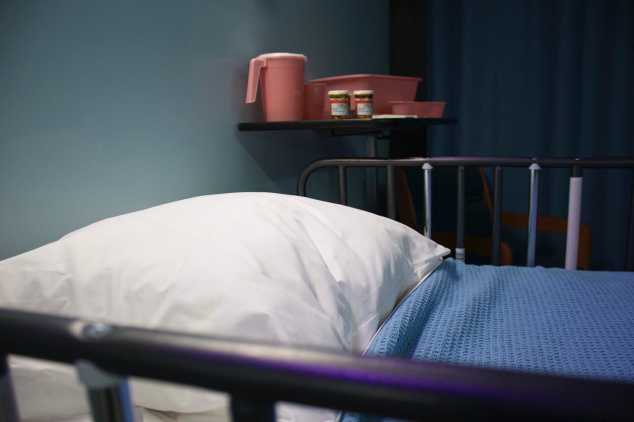 Łóżko w szpitalu