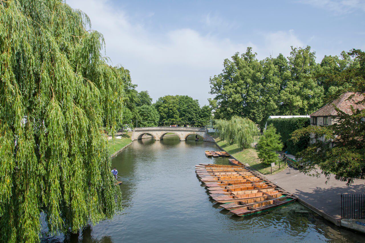 Rzeka Cam w Cambridge