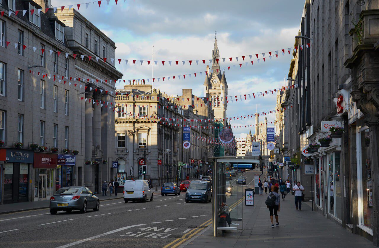 Ulica w Aberdeen