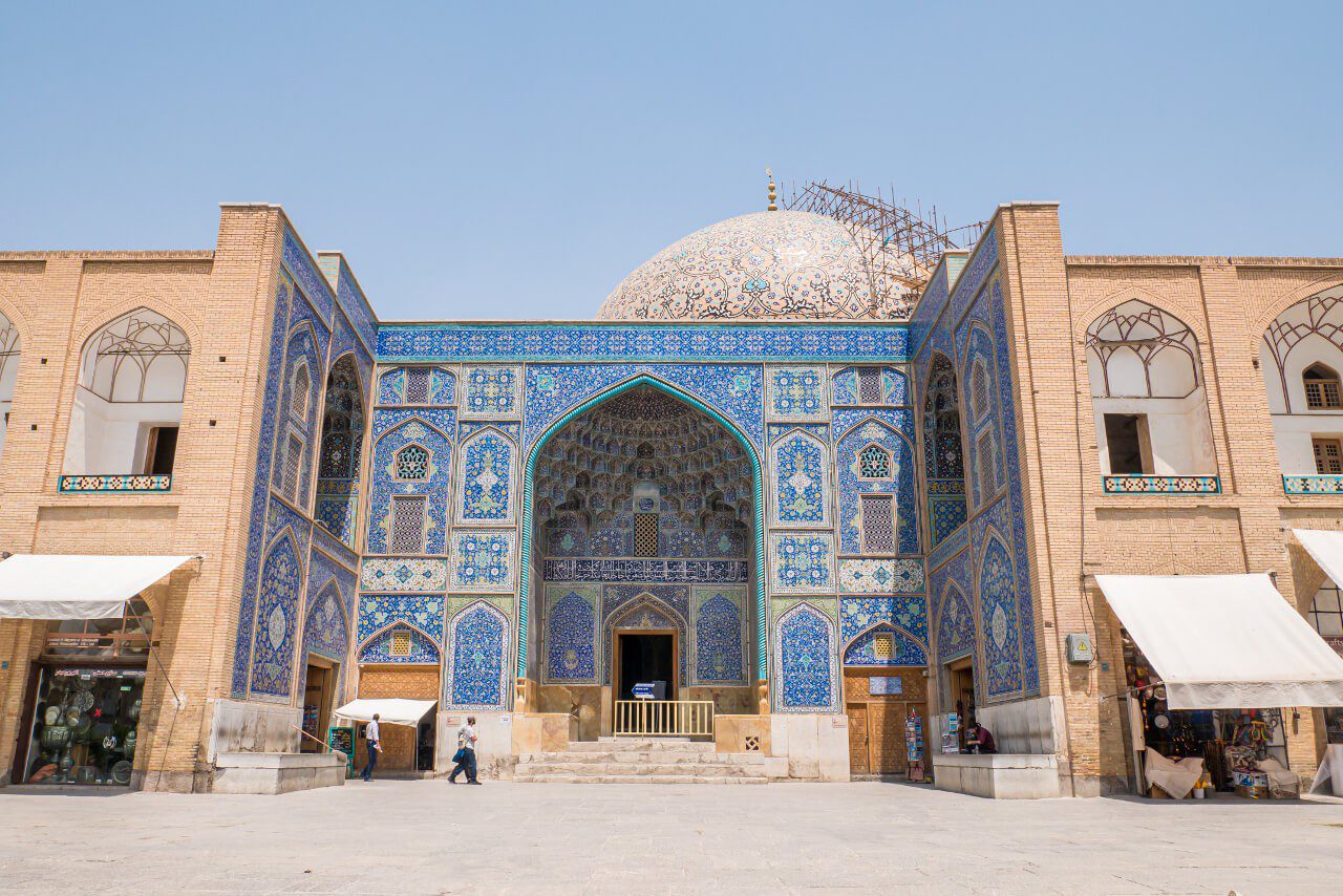Wejście do meczetu Sheikh Lotfollah w Isfahanie