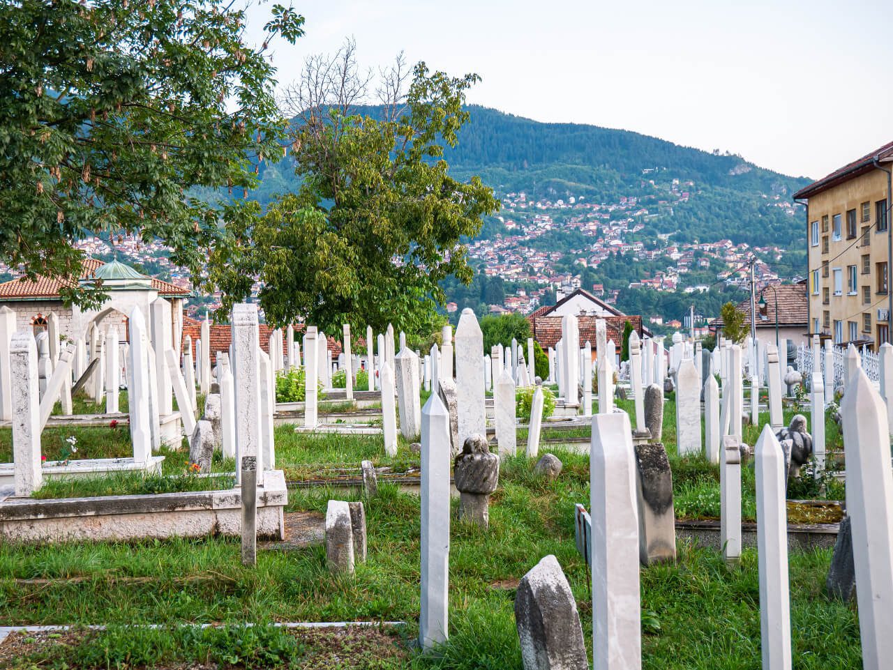 Cmentarz w Sarajewie przy ulicy Logavina