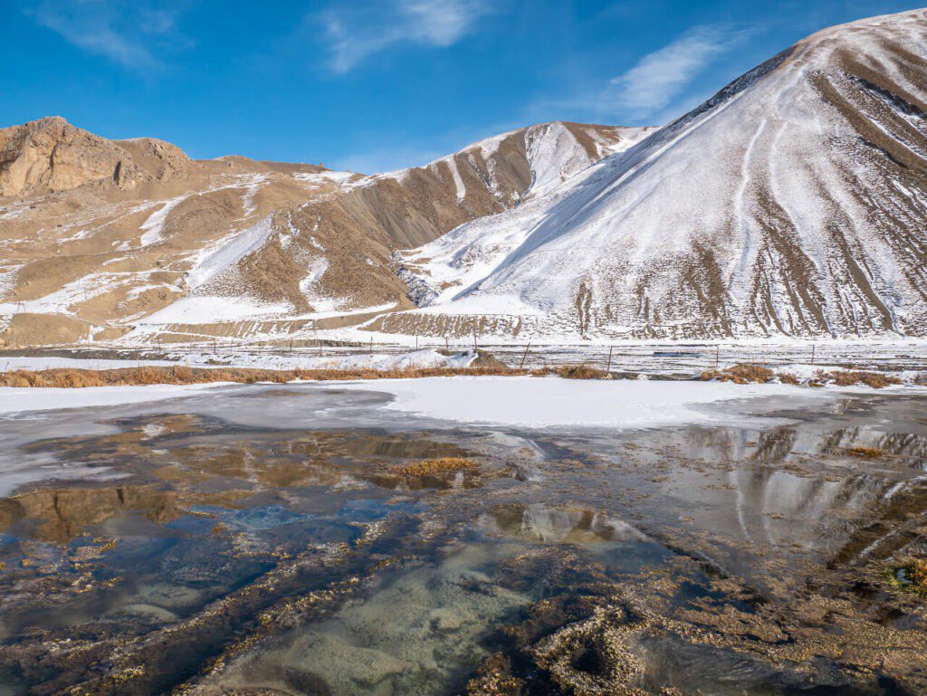 Górski staw w Azerbejdżanie
