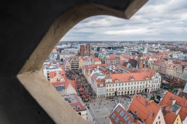 Wrocław punkty widokowe z lotu ptaka blog o podróżach