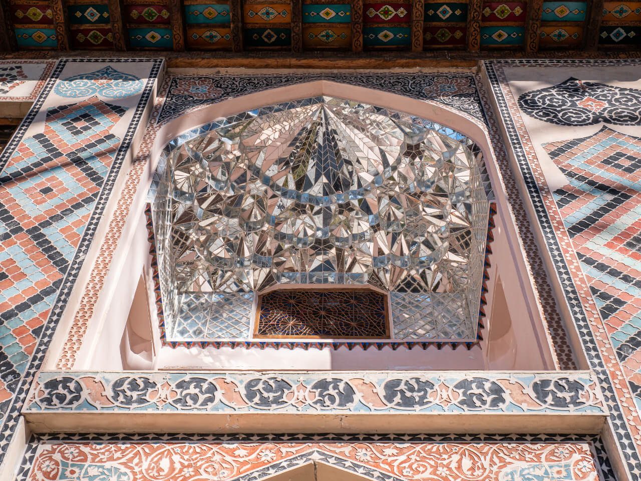 Pałac Chanów Szekijskich Azerbejdżan fasada