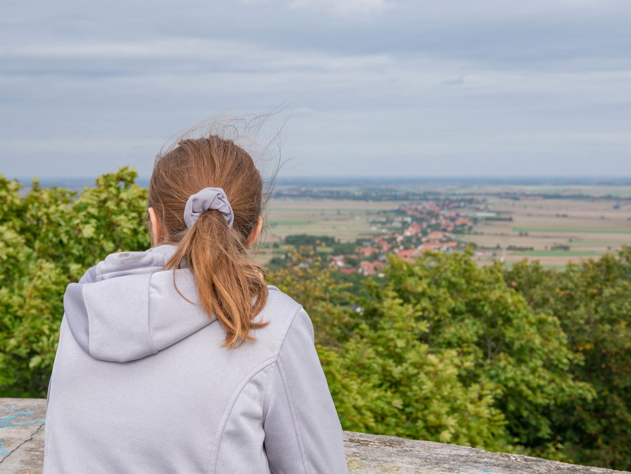 Widok z Wieży Widokowej Radogost Panorama Widok na Okolicę Kłonic Atrakcje Parku Krajobrazowego Chełmy