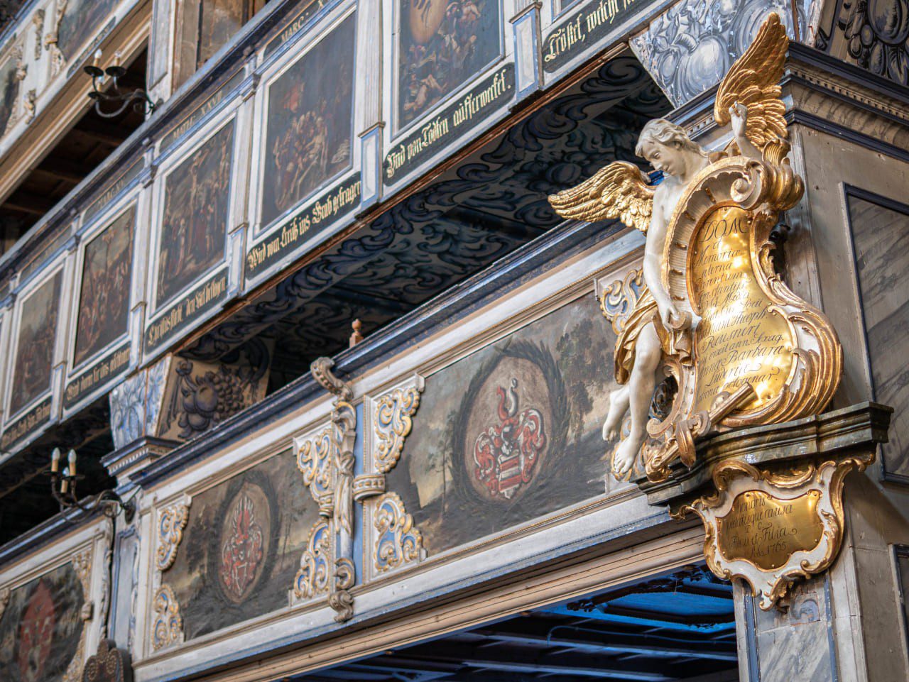 Kościół Pokoju Jawor Zabytek z Listy Światowego Dziedzictwa UNESCO Dolny Śląsk Bogato Zdobione Wnętrze Architektura Sakralna Złote Ornamenty