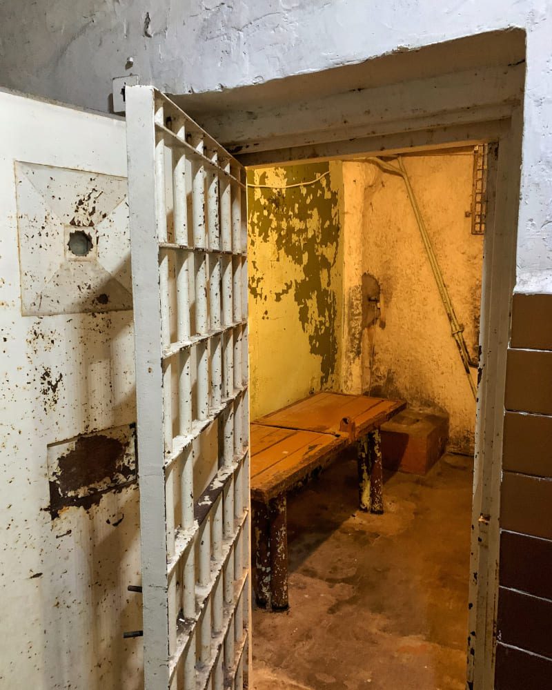 Tallin Patarei wnętrze celi