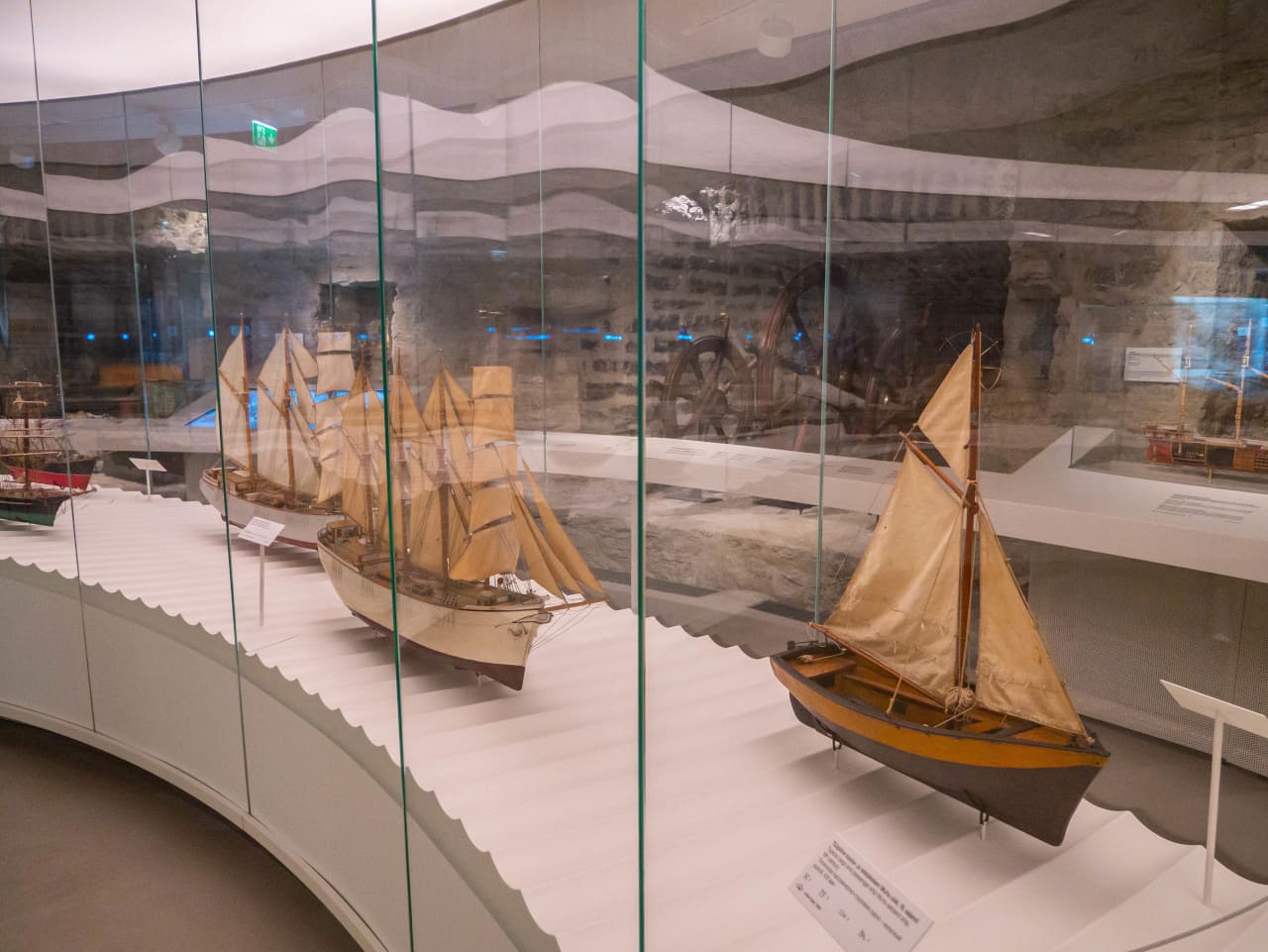 Tallin Estońskie Muzeum Morza eksponaty statki