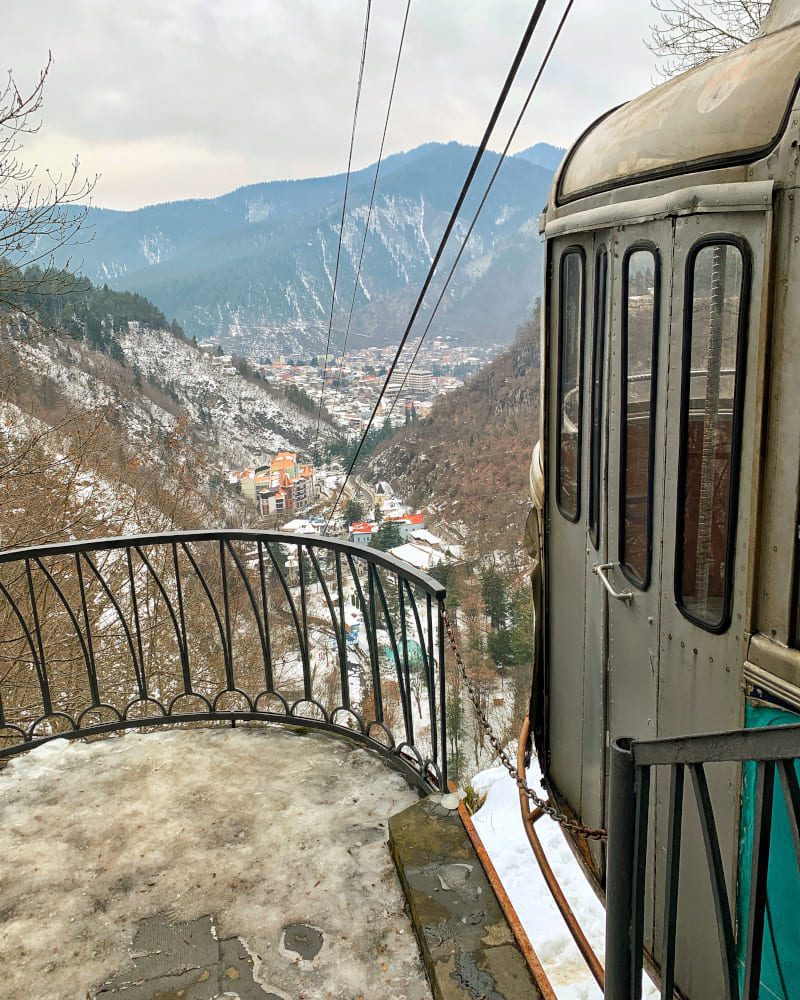 Borjomi górna stacja kolejki