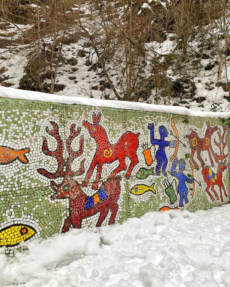 Borjomi mozaika Park Centralny