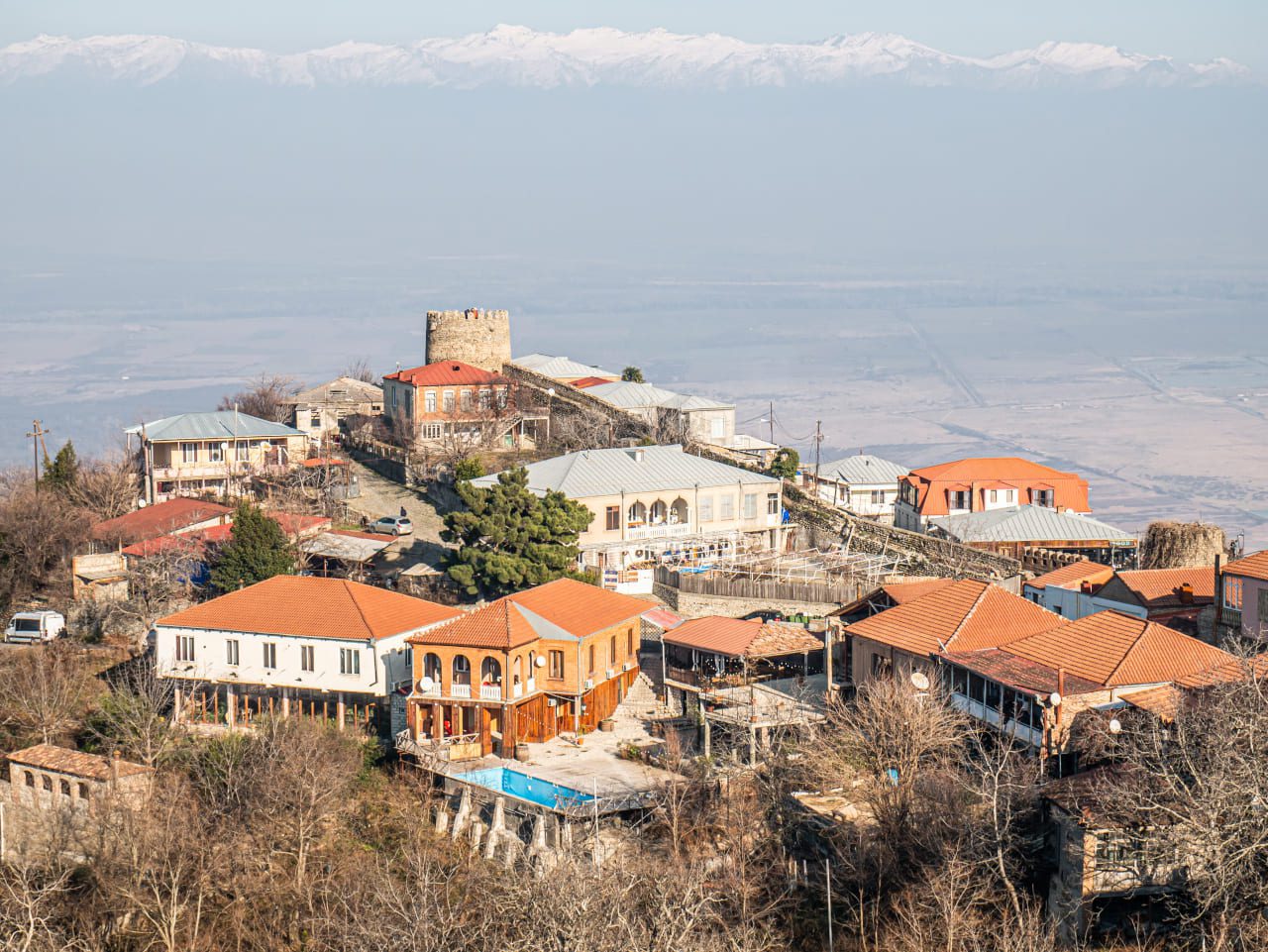 Signagi Gruzja panorama