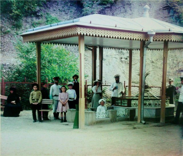 Borjomi Park Zdrojowy zdjęcie archiwalne