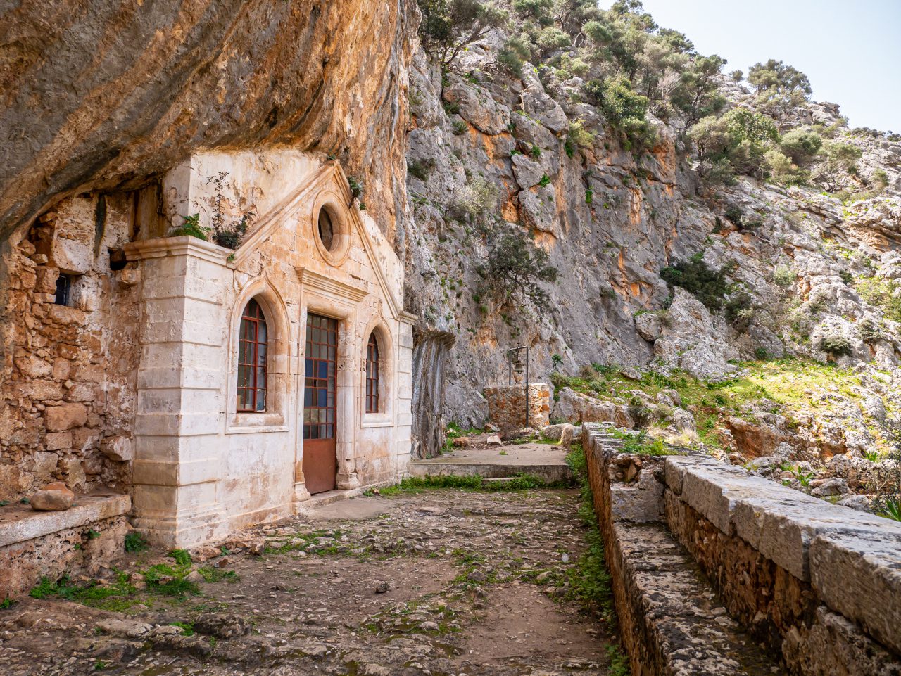 Kreta ruiny klasztoru Katholiko