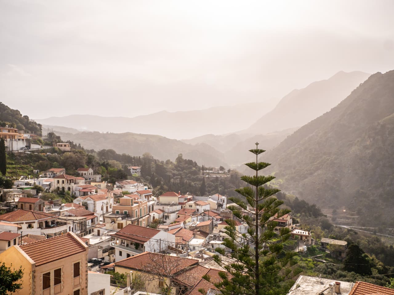 Kreta panorama miasta Lappa