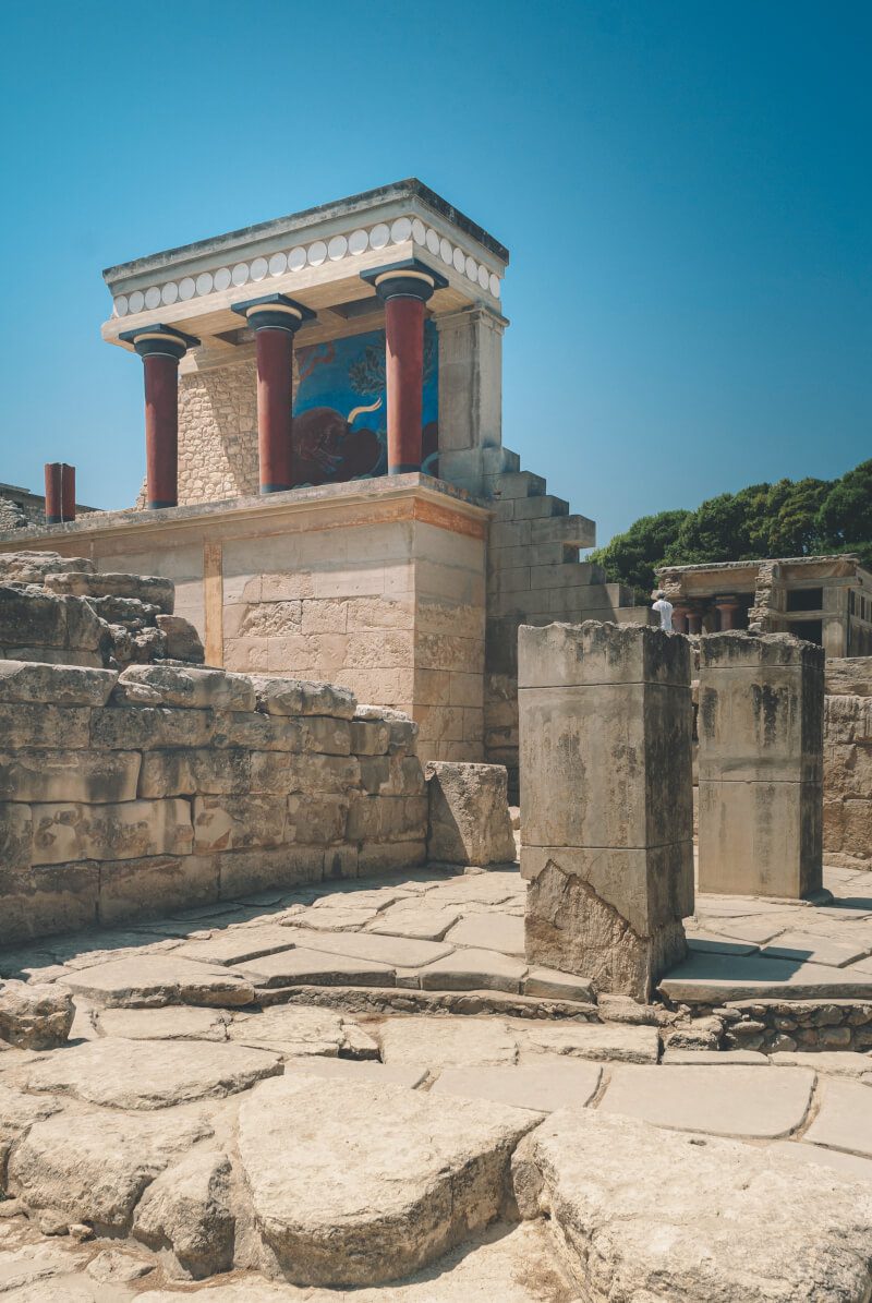 Kreta Knossos ruiny