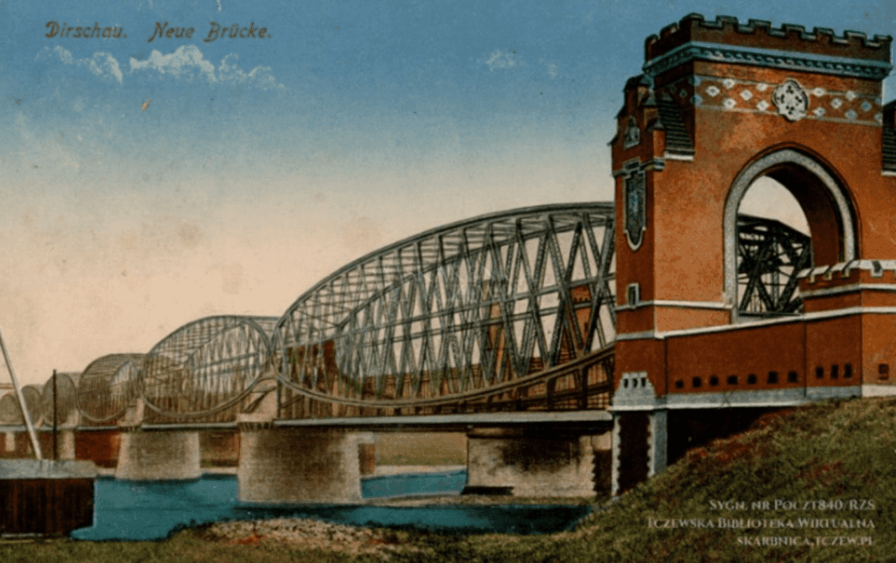 Kociewie Tczew most rycina
