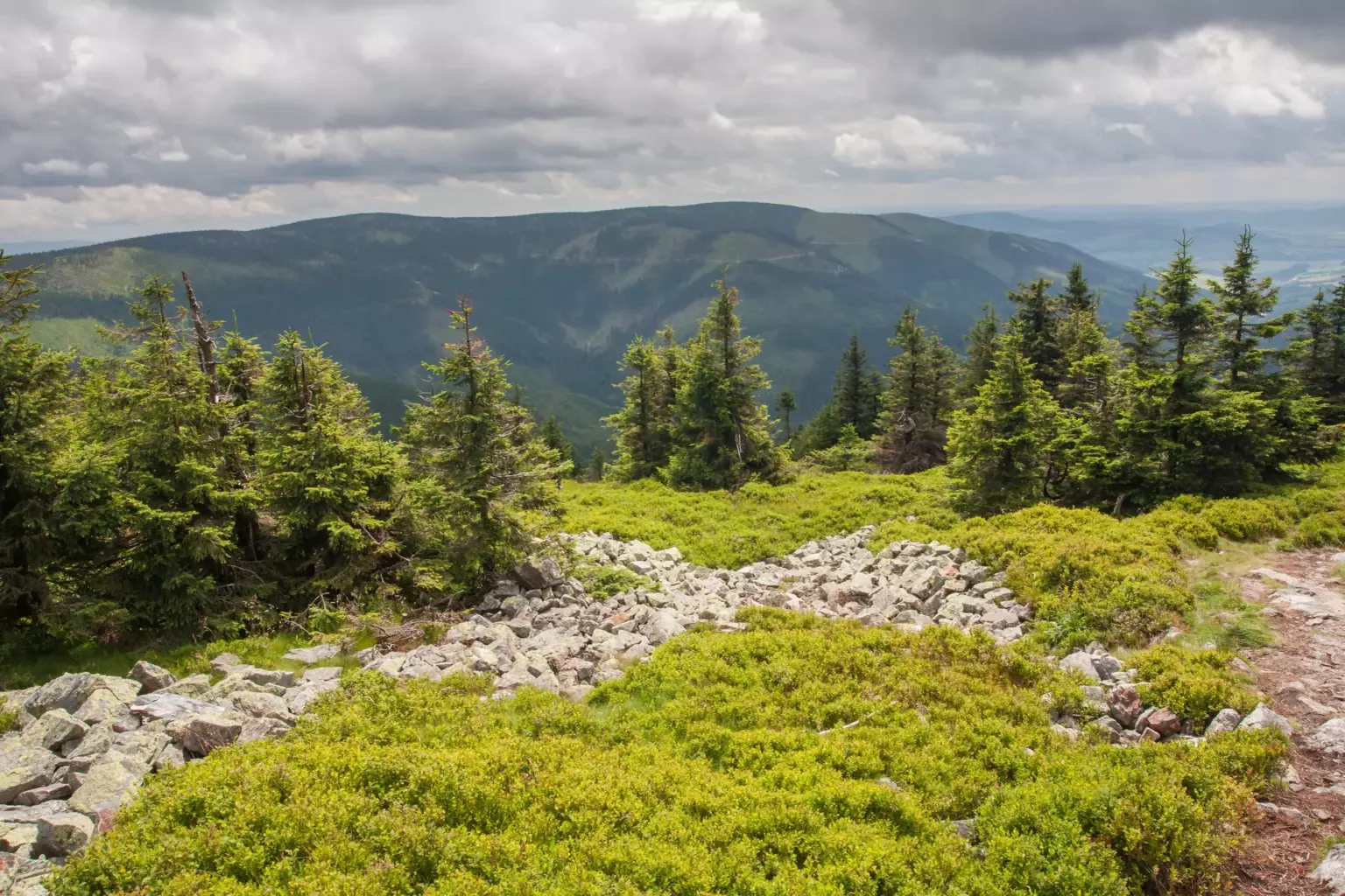 Sudety góry widok