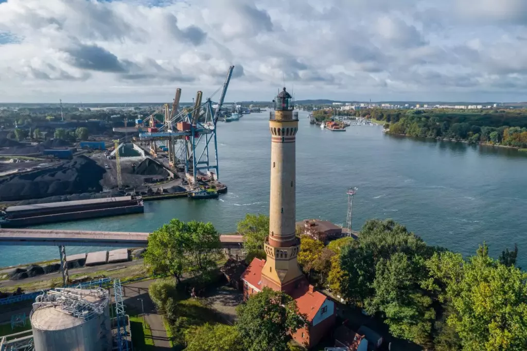 Świnoujście widok z góry
