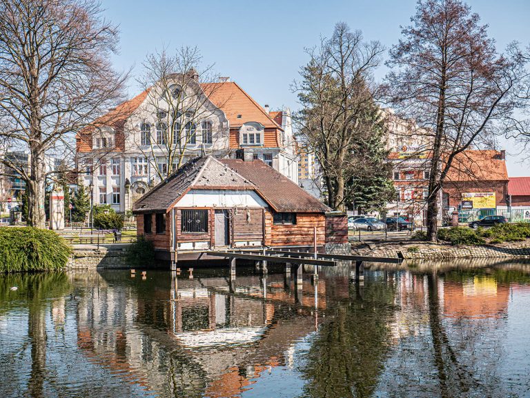 Bolesławiec park staw