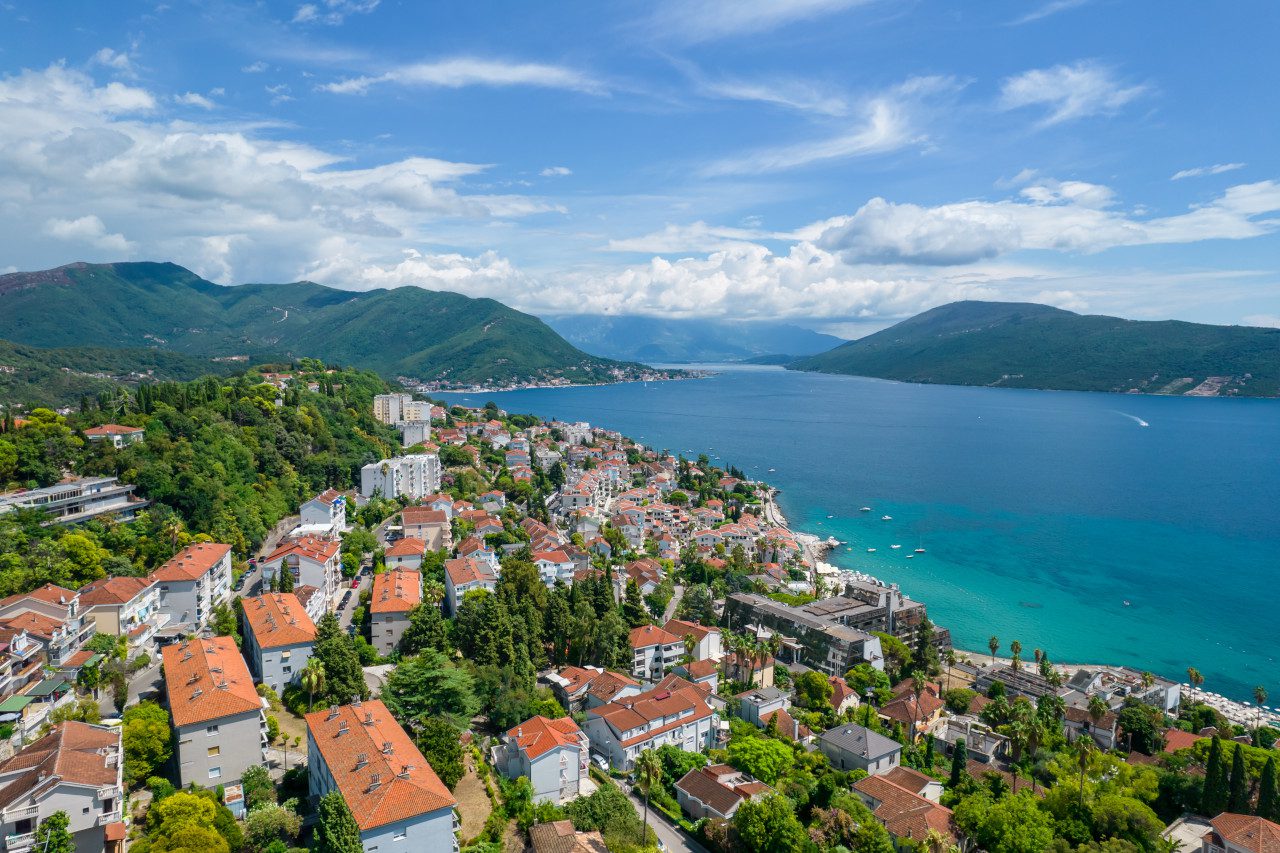 Czarnogóra Herceg Novi z drona