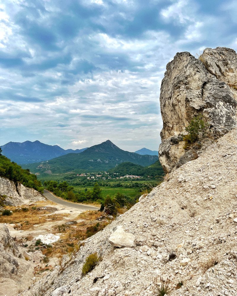 Czarnogóra widok skały