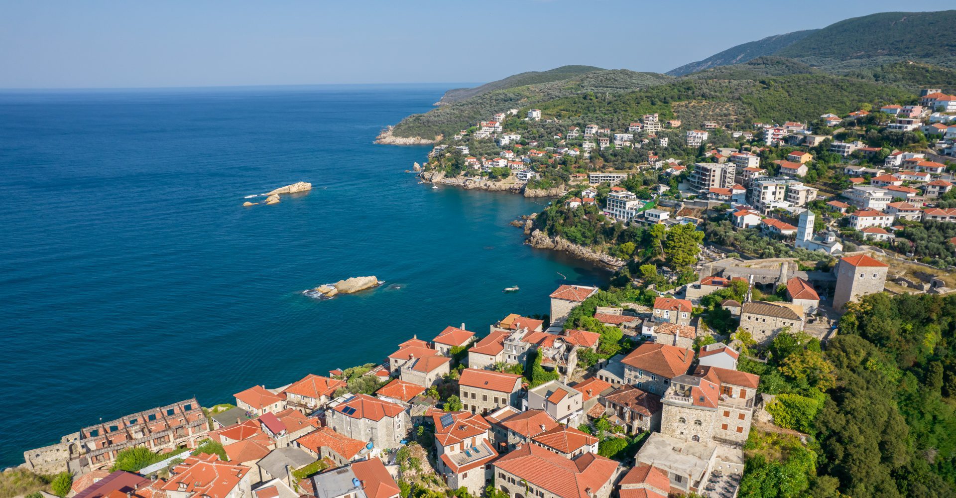 Ulcinj atrakcje Czarnogóra Adriatyk Stare Miasto