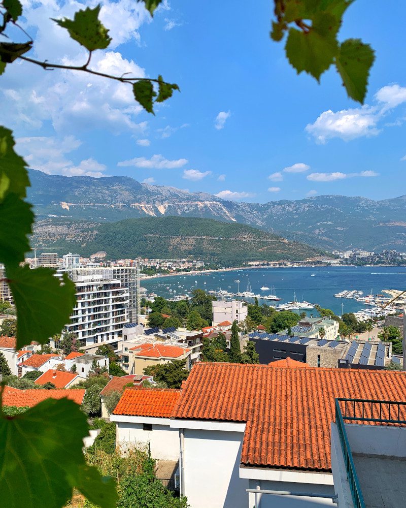 Czarnogóra Budva widok na miasto