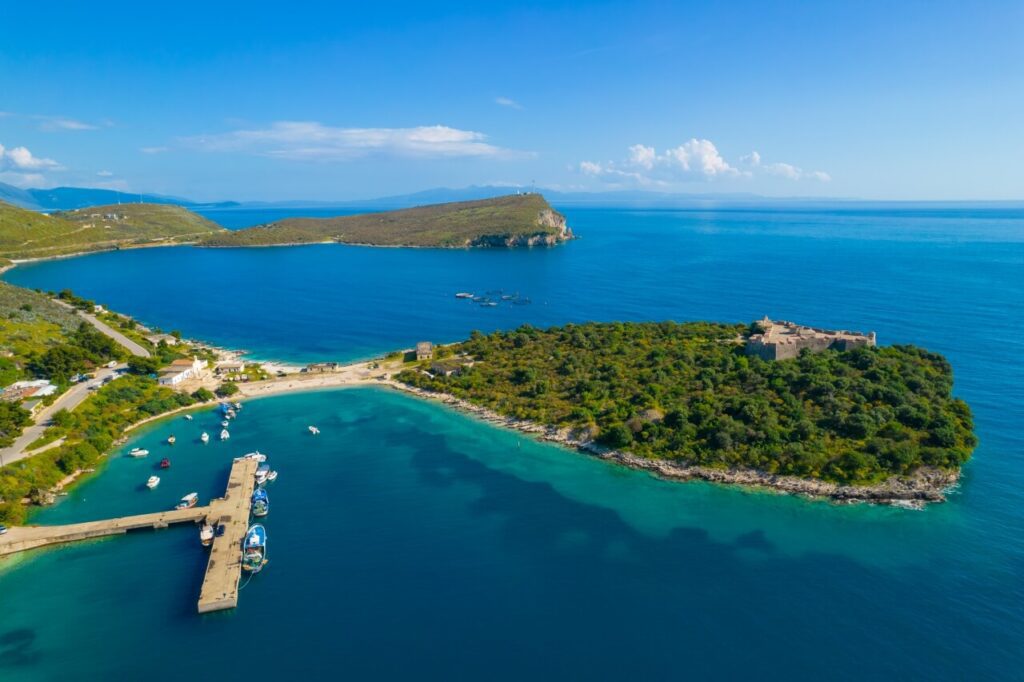 Saranda atrakcje zamek Porto Palermo Albania