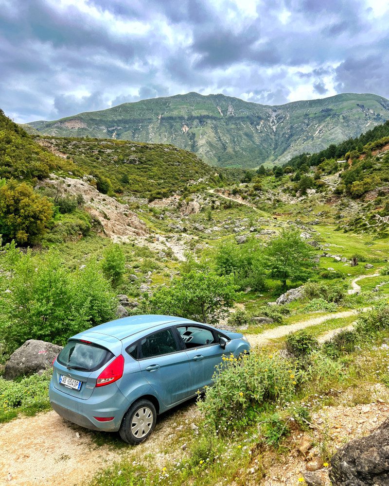 Albania górska panorama auto
