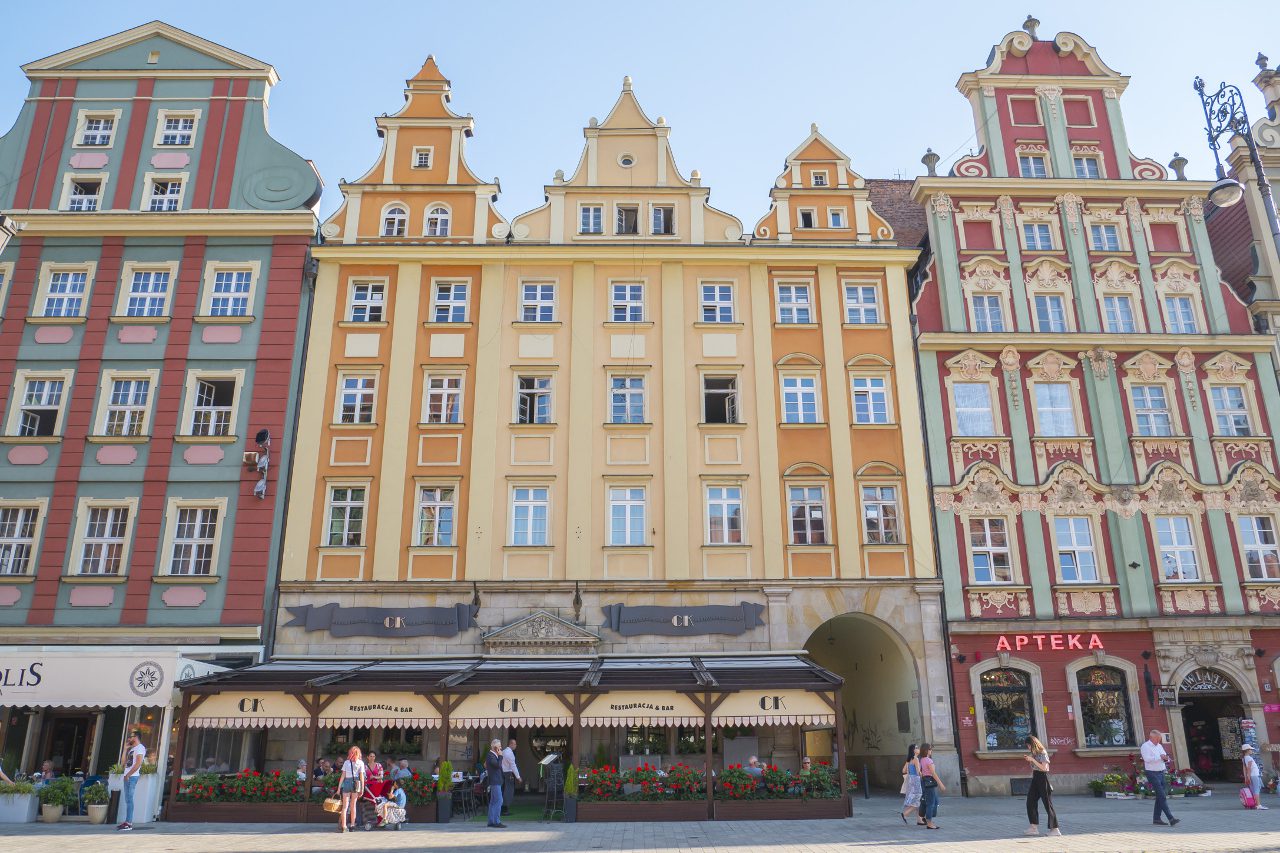 Wrocław kamienice na Rynku