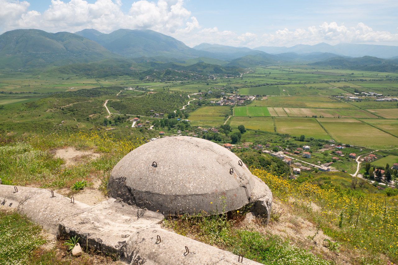 Albania panorama bunkier