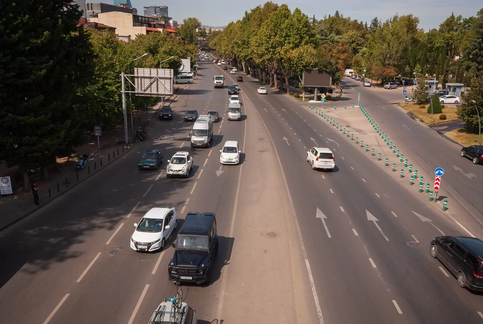 ruch uliczny Tbilisi