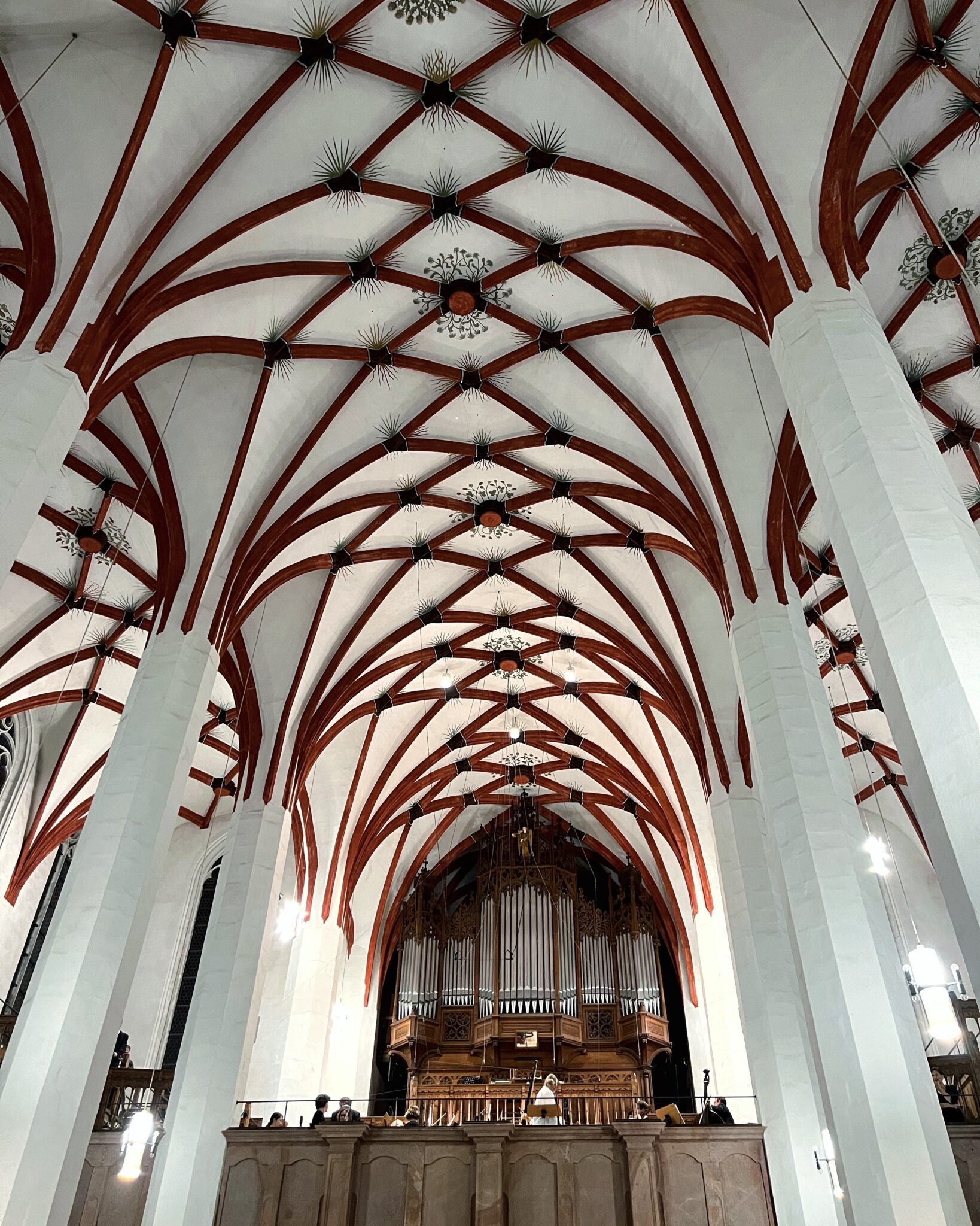 Niemcy Lipsk kościół św. Tomasza sklepienie