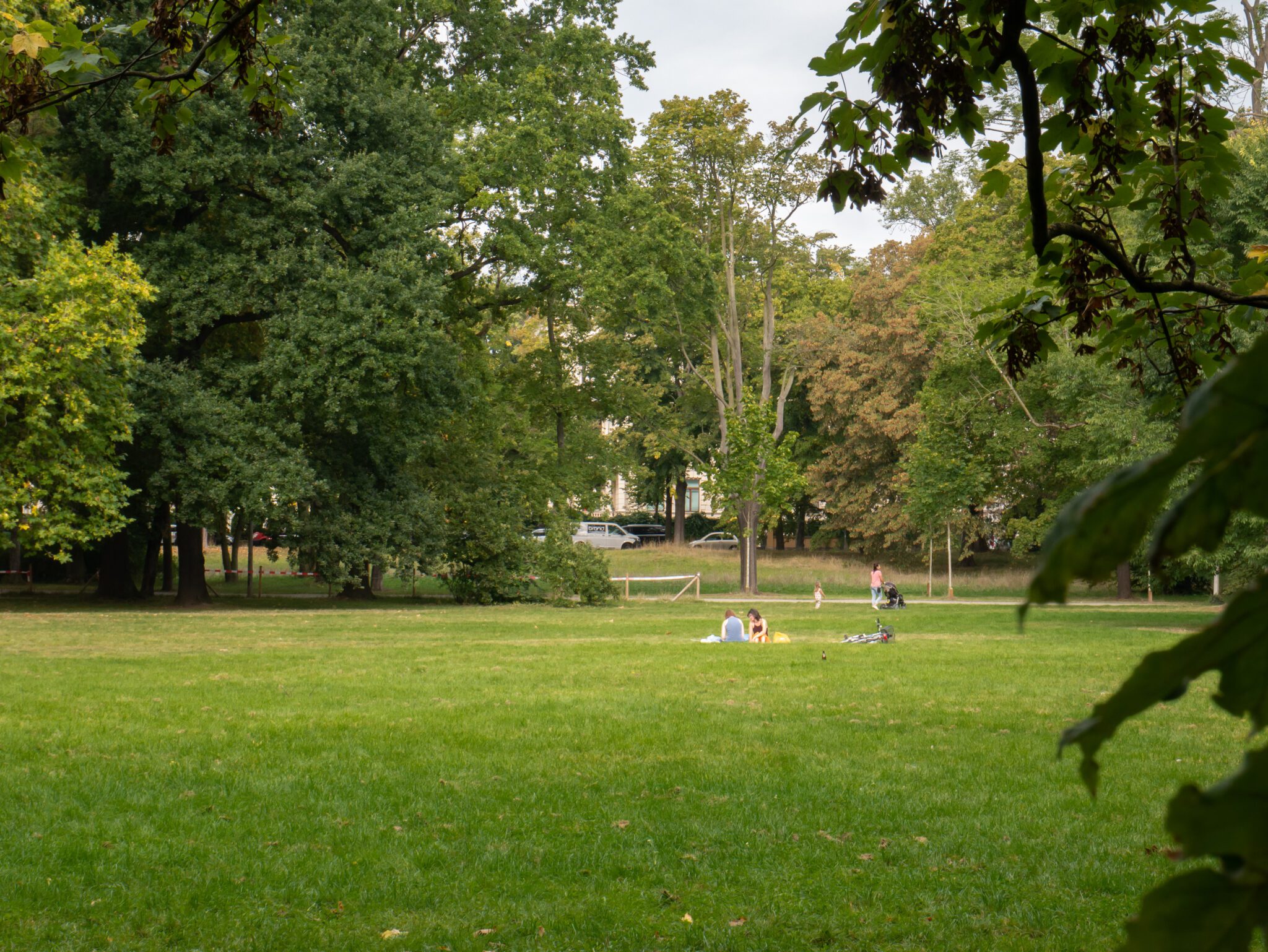 Niemcy Lipsk piknik Clara-Zetkin park