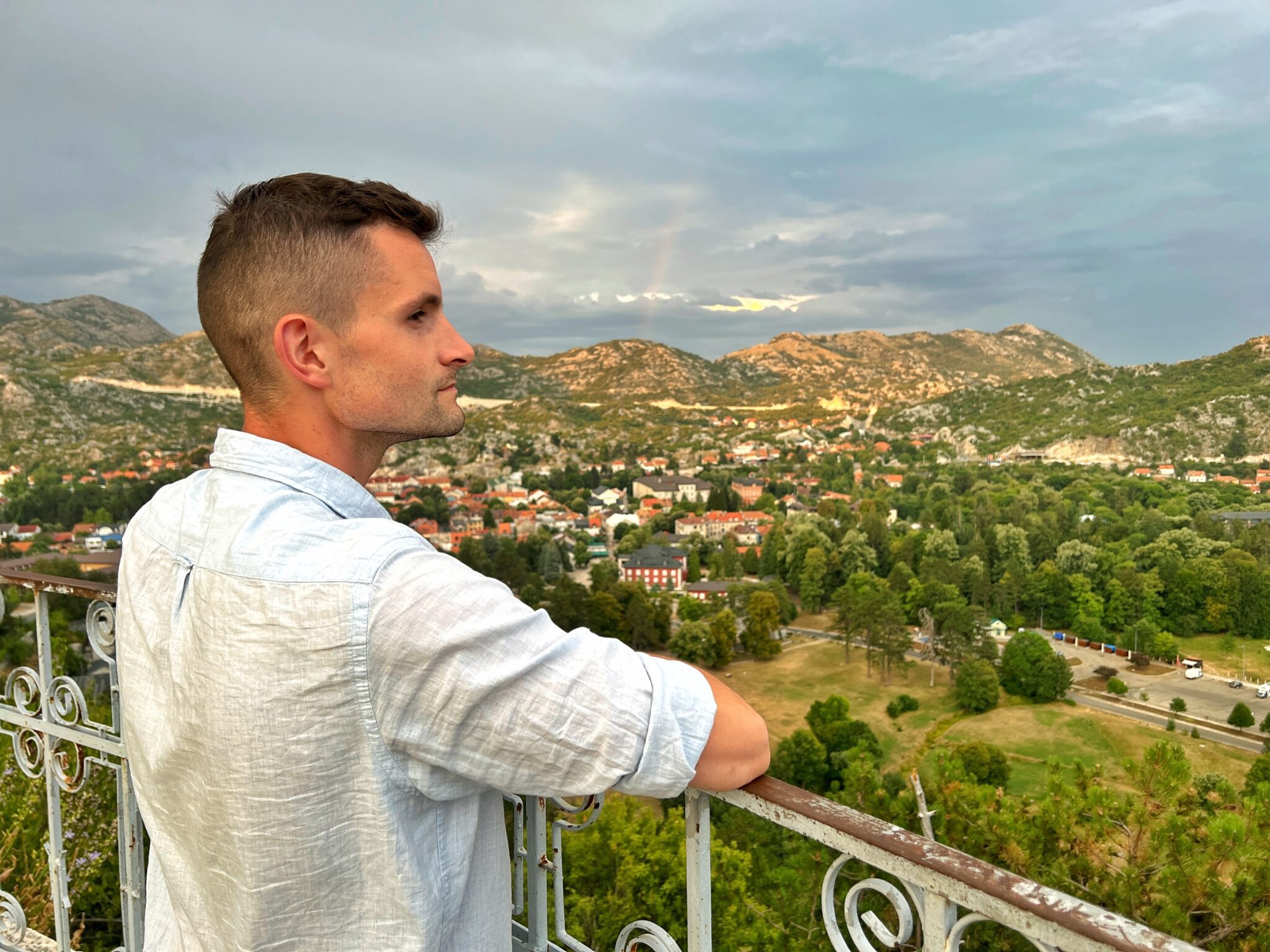 Czarnogóra Cetinje Orlov Krš punkt widokowy portret