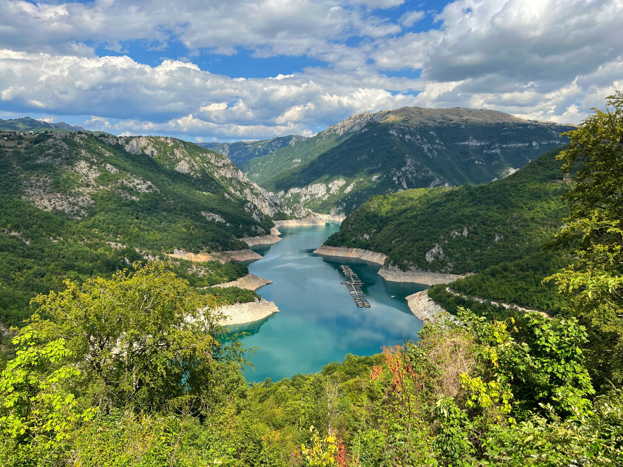 Czarnogóra jezioro Pivsko