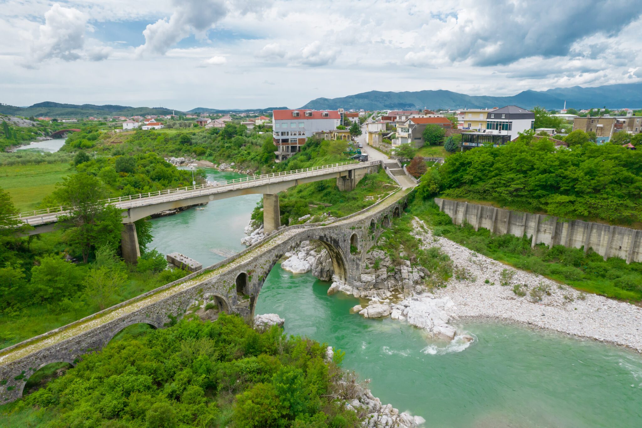 Albania Szkodra most Mesi