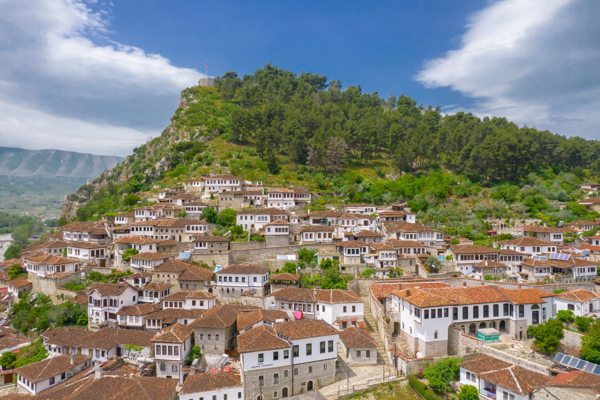 Albania Berat białe domki