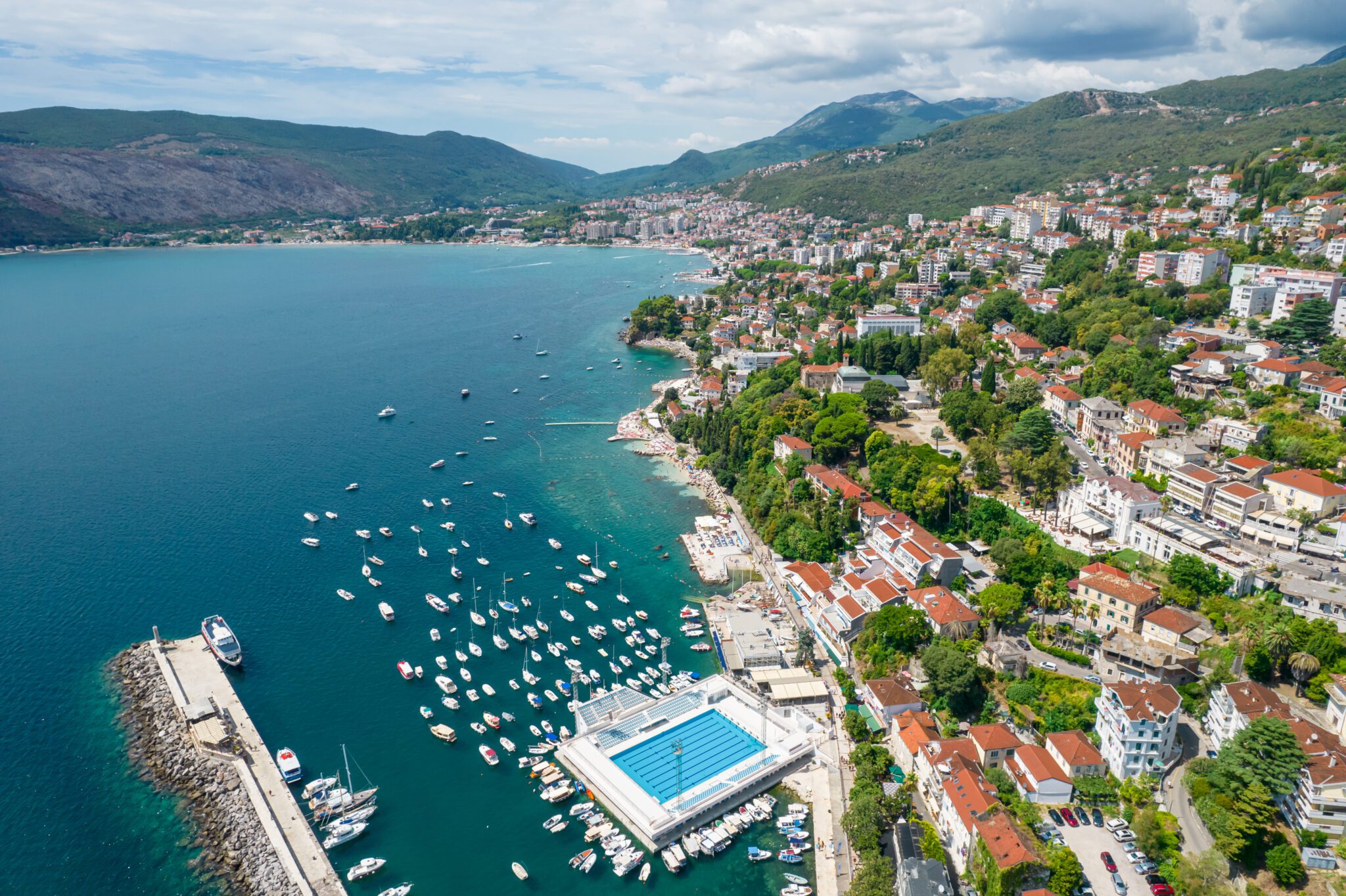 Czarnogóra Herceg Novi z drona