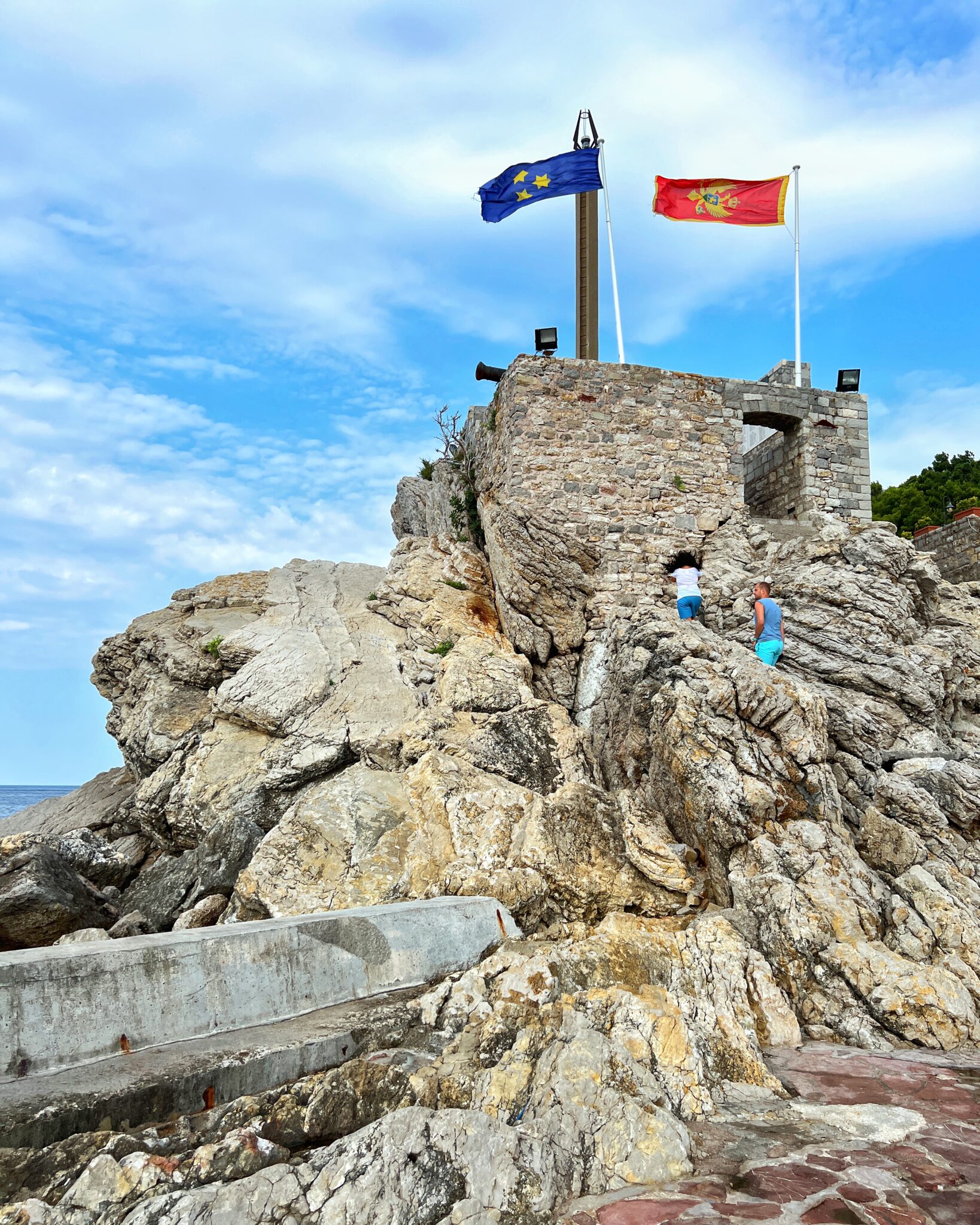 Czarnogóra Petrovac na Moru ruiny zamku