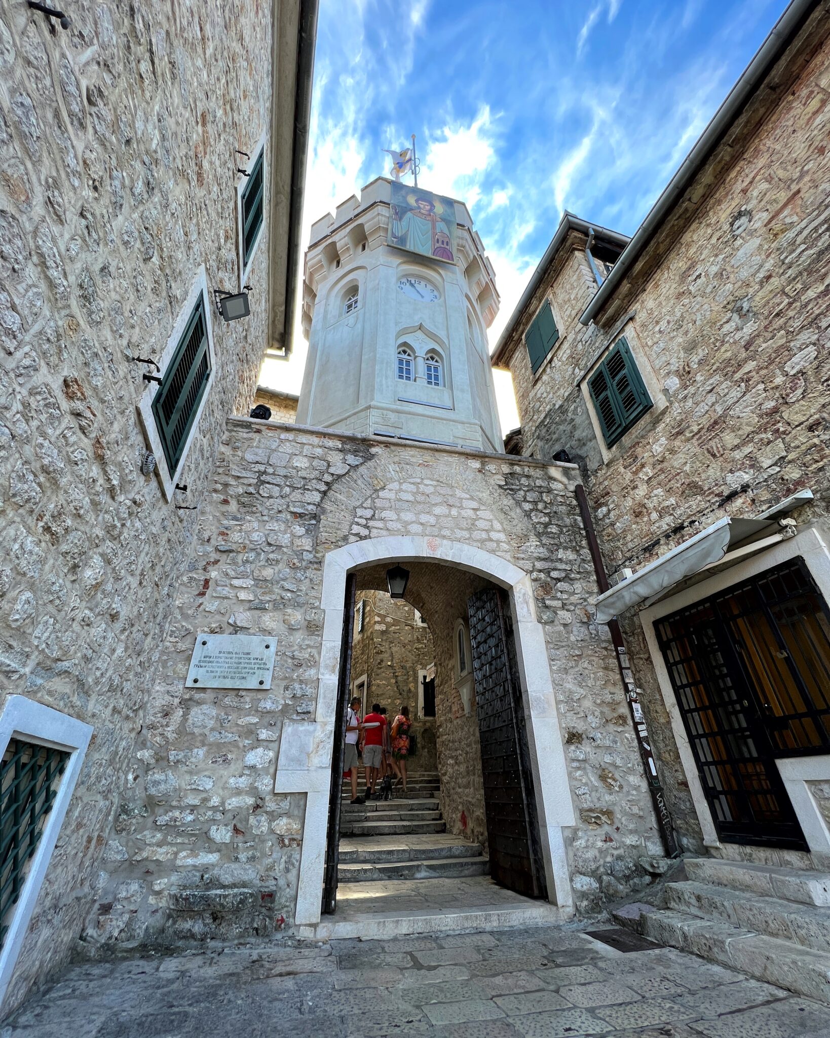 Czarnogóra Herceg Novi wieża zegarowa